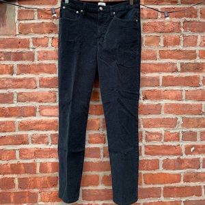 J. Crew Vintage Straight Cords (Size 28) Black
